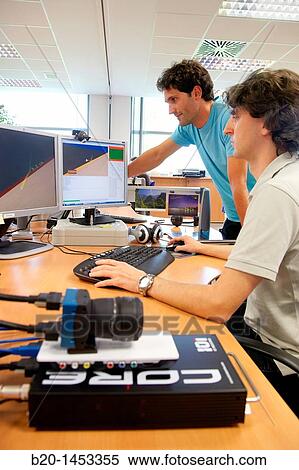 Stock Photography - Technology to precisely locate the ball's point of contact in Basque pelota sport, digital TV and multimedia services, Vicomtech-IK4 Visual Interaction and Communication Technologies Centre. Fotosearch
