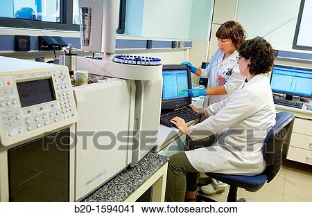 Tecnalia Researchers carried out analysis by gas chromatography and mass spectrometry View Large Photo Image Stock Image - Tecnalia Researchers carried out analysis by gas chromatography and mass spectrometry. Fotosearch