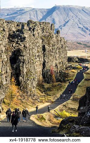 Tectonic Plates at Pingvellir National Park, Iceland View Large Photo Image Stock Photo - Tectonic Plates at Pingvellir National Park, Iceland. Fotosearch