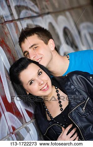Teen couple happy View Large Photo Image Stock Image - Teen couple happy. Fotosearch