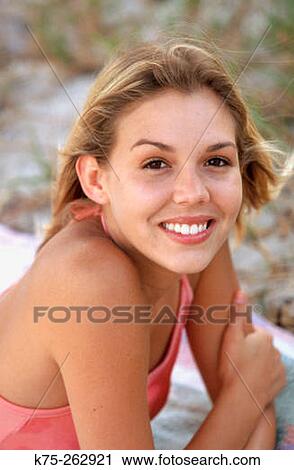 Teen girl (age 19) View Large Photo Image Stock Image - Teen girl (age 19). Fotosearch