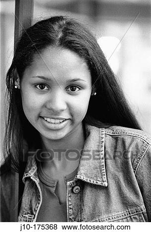 Teen girl portrait, American from Brazil View Large Photo Image Stock Photo - Teen girl portrait, American from Brazil. Fotosearch