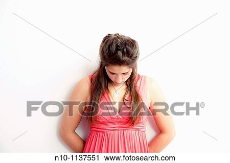 Teen girl posing View Large Photo Image Stock Image - Teen girl posing. Fotosearch