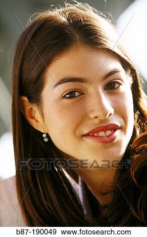 Teen girl View Large Photo Image Stock Photo - Teen girl. Fotosearch