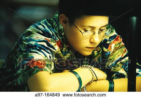 Teen girl studies View Large Photo Image Stock Photo - Teen girl studies. Fotosearch