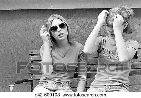 Stock Image - Teen girls. Fotosearch