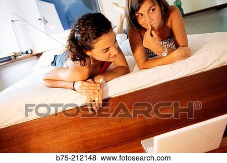 Teen girls View Large Photo Image Stock Photo - Teen girls. Fotosearch