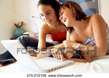 Teen girls View Large Photo Image Stock Photograph - Teen girls. Fotosearch
