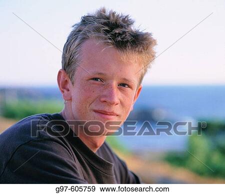 Stock Photo - Teenage boy. Fotosearch