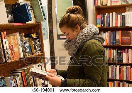 Teenage girl, 17, in City Lights Bookstore, North Beach, San Francisco, California, USA. View Large Photo Image Stock Image - Teenage girl, 17, in City Lights Bookstore, North Beach, San Francisco, California, USA.. Fotosearch