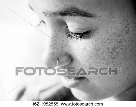 Teenage very thoughtful. Close up of the face. View Large Photo Image Stock Photography - Teenage very thoughtful. Close up of the face.. Fotosearch