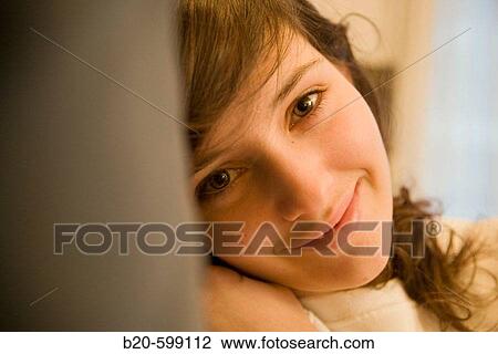 Teenager girl, 17 years old. View Large Photo Image Stock Image - Teenager girl, 17 years old.. Fotosearch
