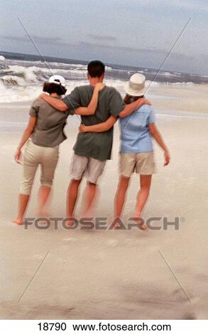 Teenagers walking on beach View Large Photo Image Stock Image - Teenagers walking on beach. Fotosearch