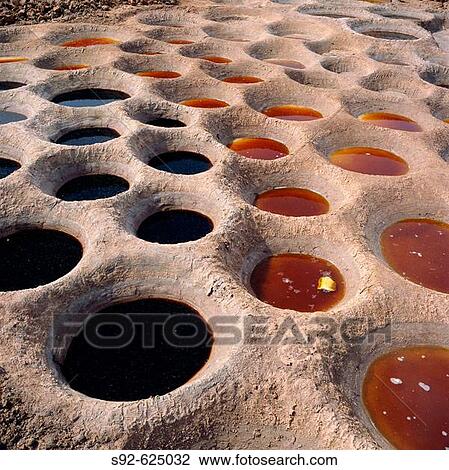 Stock Image - Tegida salt pan. Niger. Fotosearch