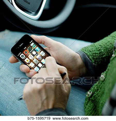 telefono movil, IPHONE 4S, mobile phone View Large Photo Image Stock Photo - telefono movil, IPHONE 4S, mobile phone. Fotosearch