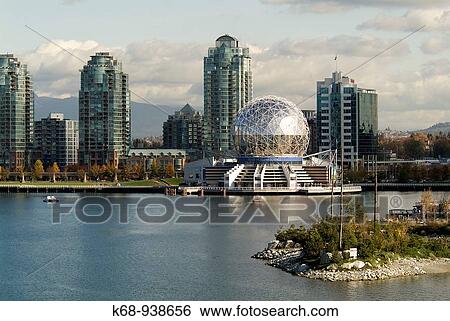 Telus World of Science, False Creek, Vancouver, BC, Canada View Large Photo Image Stock Photograph - Telus World of Science, False Creek, Vancouver, BC, Canada. Fotosearch