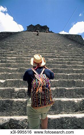 Temple II Mayan ruins Tikal Peten Guatemala View Large Photo Image Stock Photograph - Temple II Mayan ruins Tikal Peten Guatemala. Fotosearch