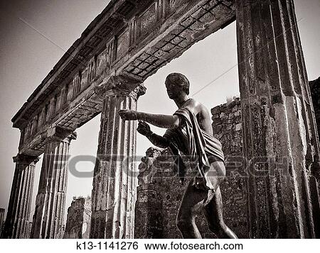 Temple of Apollo, ruins of the old Roman city of Pompeii Campania, Italy View Large Photo Image Stock Photograph - Temple of Apollo, ruins of the old Roman city of Pompeii Campania, Italy. Fotosearch