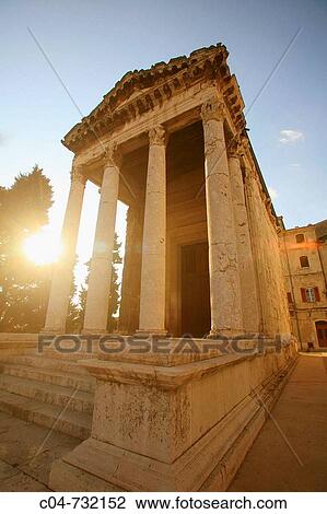 Temple of Augustus, Pula. Istrian peninsula, Croatia View Large Photo Image Stock Image - Temple of Augustus, Pula. Istrian peninsula, Croatia. Fotosearch