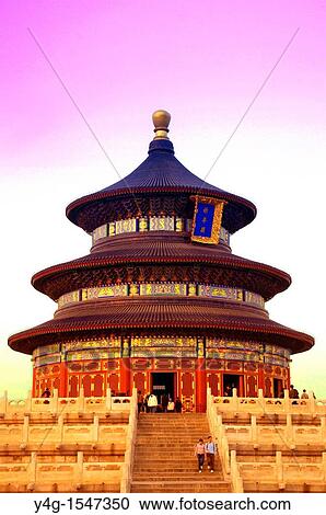 Temple of Heaven, Beijing, with tourists View Large Photo Image Stock Image - Temple of Heaven, Beijing, with tourists. Fotosearch