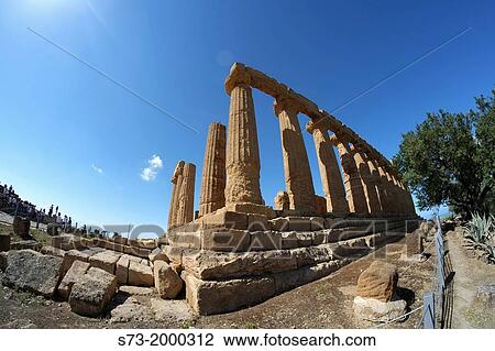 Temple of Hera, Valley of the Temples, Valle dei Templi, Agrigento, UNESCO World Heritage Site, Sicily, Italy, Europe View Large Photo Image Stock Image - Temple of Hera, Valley of the Temples, Valle dei Templi, Agrigento, UNESCO World Heritage Site, Sicily, Italy, Europe. Fotosearch