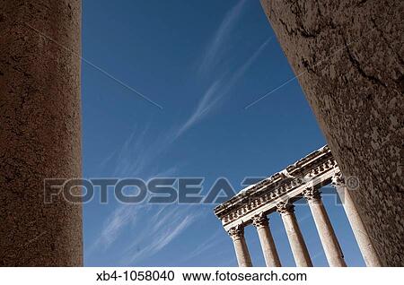 Temple of Jupiter, archaeological Roman site, Baalbek, Bekaa Valley, Lebanon View Large Photo Image Stock Image - Temple of Jupiter, archaeological Roman site, Baalbek, Bekaa Valley, Lebanon. Fotosearch