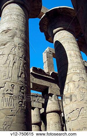 Stock Photography - Temple of Karnak, Luxor, Egypt. Fotosearch