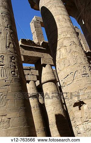 Temple of karnak View Large Photo Image Stock Photograph - Temple of karnak. Fotosearch