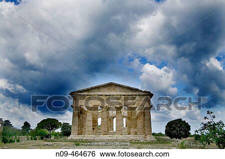 Temple of Neptune. Paestum. Italy View Large Photo Image Stock Photograph - Temple of Neptune. Paestum. Italy. Fotosearch