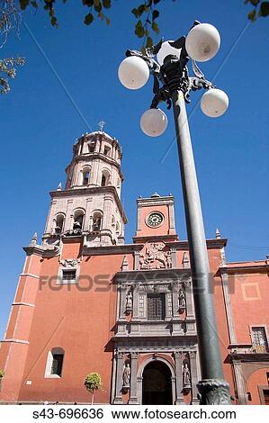 Stock Photograph - Temple of San Francisco. Queretaro, Mexico.. Fotosearch
