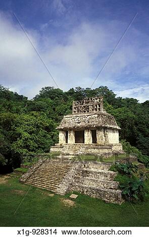 Temple of the Sun or Templo del Sol at the Mayan ruins of Palenque in Chiapas, Mexico View Large Photo Image Picture - Temple of the Sun or Templo del Sol at the Mayan ruins of Palenque in Chiapas, Mexico. Fotosearch