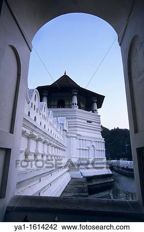 Temple of the Tooth Sri Dalada Maligawa with Pattirippuwa Octagon tower, Kandy, Sri Lanka View Large Photo Image Stock Image - Temple of the Tooth Sri Dalada Maligawa with Pattirippuwa Octagon tower, Kandy, Sri Lanka. Fotosearch