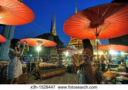 temporary restaurants in Wat Pho monastery during Songkran festival Bangkok, Thailand, Asia View Large Photo Image Stock Photo - temporary restaurants in Wat Pho monastery during Songkran festival Bangkok, Thailand, Asia. Fotosearch