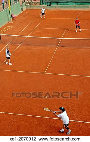 Tennis match, DIR Club Esportiu Hispano Franc? s, Barcelona, Catalonia, Spain View Large Photo Image Stock Image - Tennis match, DIR Club Esportiu Hispano Franc? s, Barcelona, Catalonia, Spain. Fotosearch