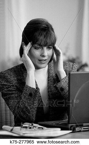 tension headache View Large Photo Image Stock Photography - tension headache. Fotosearch