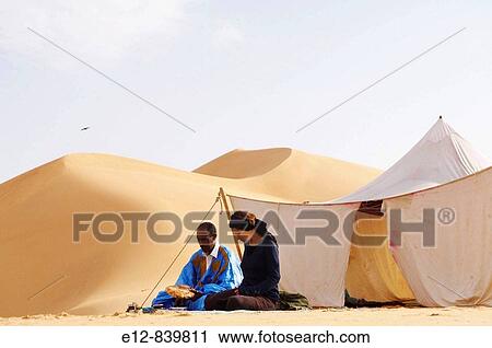 Tent in the desert, Chinguetti. Adrar Plateau, Sahara Desert, Mauritania View Large Photo Image Stock Image - Tent in the desert, Chinguetti. Adrar Plateau, Sahara Desert, Mauritania. Fotosearch