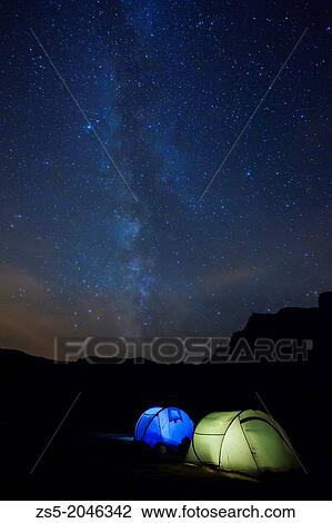 Tents at night with milky way from Ayous lake in Pyr? n? es-Atlantiques, France, Europe. View Large Photo Image Stock Image - Tents at night with milky way from Ayous lake in Pyr? n? es-Atlantiques, France, Europe.. Fotosearch