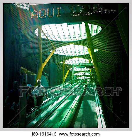 Stock Image - Termina 4, Airport in Madrid, Spain. Fotosearch