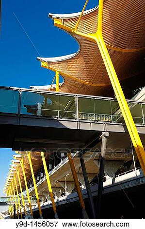 Stock Photo - Terminal 4. Madrid-Barajas Airport. Madrid. Spain.. Fotosearch