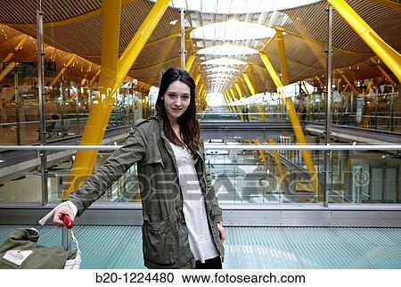 Terminal T4, Aeropuerto de Barajas, Madrid, Spain. View Large Photo Image Stock Image - Terminal T4, Aeropuerto de Barajas, Madrid, Spain.. Fotosearch