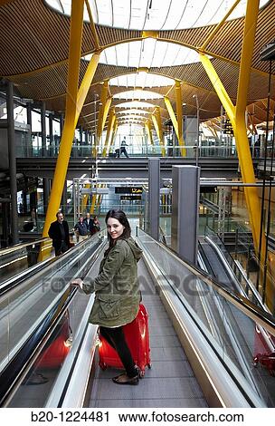 Terminal T4, Aeropuerto de Barajas, Madrid, Spain. View Large Photo Image Stock Image - Terminal T4, Aeropuerto de Barajas, Madrid, Spain.. Fotosearch