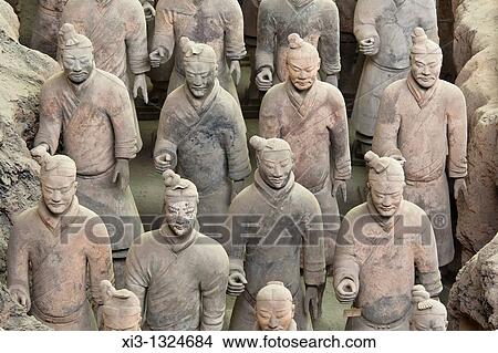 Terracotta army, Xian, Shaanxi Province, China View Large Photo Image Picture - Terracotta army, Xian, Shaanxi Province, China. Fotosearch