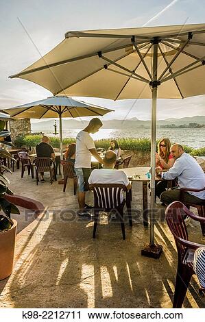 terraza de El Peon, bahia de Palma, Mallorca, Islas Baleares, Spain. View Large Photo Image Stock Image - terraza de El Peon, bahia de Palma, Mallorca, Islas Baleares, Spain.. Fotosearch