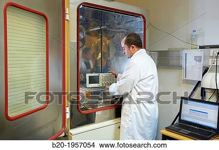Test climate at high and low temperatures. Climate Chamber. Artificial aging test. Environmental Test Laboratory. Certification of electrical equipment. Technological Services to Industry. Tecnalia Research & innovation, Bizkaia, Basque Country, Spain. View Large Photo Image Picture - Test climate at high and low temperatures. Climate Chamber. Artificial aging test. Environmental Test Laboratory. Certification of electrical equipment. Technological Services to Industry. Tecnalia Research & innovation, Bizkaia, Basque Country, Spain.. Fotosearch