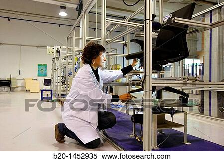 Test on office chair, homologation of furniture, Technology Research Center, Tecnalia Construction, CIDEMCO-Tecnalia Research & Innovation, development of new products and innovative solutions through research and innovation in different fields View Large Photo Image Stock Photography - Test on office chair, homologation of furniture, Technology Research Center, Tecnalia Construction, CIDEMCO-Tecnalia Research & Innovation, development of new products and innovative solutions through research and innovation in different fields. Fotosearch