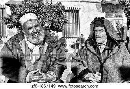 Testour in Tunisia Africa portrait of old Muslim men in native dress View Large Photo Image Stock Photo - Testour in Tunisia Africa portrait of old Muslim men in native dress. Fotosearch
