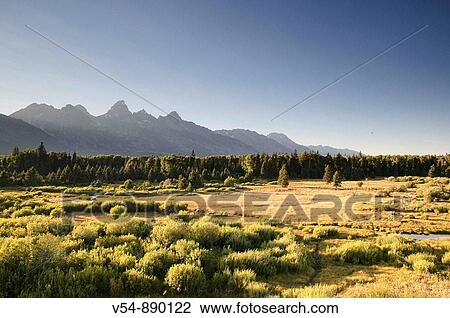 Teton Mountain Range, Grand Teton National Park, Wyoming, USA View Large Photo Image Stock Image - Teton Mountain Range, Grand Teton National Park, Wyoming, USA. Fotosearch