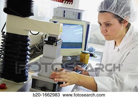 Texture Analyser, Laboratory, Production of canned vegetables and beans, Canning Industry, Agri-food, Gutarra, Grupo Riberebro, Villafranca, Navarra, Spain View Large Photo Image Stock Image - Texture Analyser, Laboratory, Production of canned vegetables and beans, Canning Industry, Agri-food, Gutarra, Grupo Riberebro, Villafranca, Navarra, Spain. Fotosearch