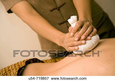 Stock Photo - Thailand, Bangkok, traditional massage. Fotosearch