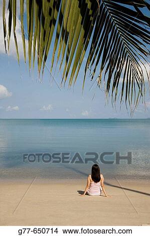 Picture - Thailand. Koh Samui. Thai Woman.. Fotosearch